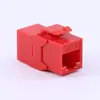 Módulo Passa-Fio para Cabo de Rede RJ45 Cat5E Painel de Rede de Computador Sem Fiação Blindado