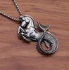 Collar de estilo coreano con colgante de cruz con diseño de cáñamo, joyería personalizada para parejas, moderno y agresivo para hombres, de acero de titanio.