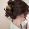 Pinza para Cola de Caballo Alta Simple Elegante para Mujer con Forma Especial de Calabaza Horquilla Mediana para Cabello Combinable Pinza de Tiburón Adorno para el Cabello