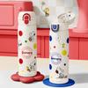 Taza Térmica Snoopy Snoopy para Niños Estudiantes que Van a la Escuela, Especial para Mujeres, de Aspecto Elegante, Taza Portátil de Gran Capacidad con Popote