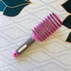 Pente de cerdas Molde de plástico Cerdas Pente Sparlet Pente Alisamento Cabelo Cacheado Big Bend Pente Penteado Pente Cabeça Couro cabeludo Massagem Pente
