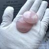 Amazon Produtos de venda quente transfronteiriços Moda europeia e americana Cristal rosa Oval Anéis em forma de pêra Pedra nua DIY Acessórios de jóias
