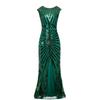Vestido longo e fino com lantejoulas e bainha rabo de peixe da Amazon, festa noturna, reunião anual, banquete de alta qualidade, vestido de coquetel