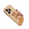Funda color crema 11 caricatura 12 adecuada para iphone16promax apple 15 funda de teléfono móvil 13 fortuna 14 buena suerte XR