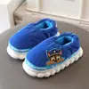 Pantuflas de Algodón para Niños de Paw Patrol con Cubierta en el Talón, Zapatos de Algodón Cálidos para Niñas y Niños de Nuevo Estilo Engrosados para Invierno, Pantuflas de Felpa para el Hogar en Interiores