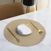 Tapete rectangular de cuero movible impermeable a prueba de aceite aislante anti-quemaduras para mesa taza de té tapete de picnic transfronterizo mantel individual para niños