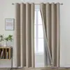 Cortinas Recubiertas de Lino Fino Shaoxing Keqiao Transfronterizas de Lino Puro Nuevo con Fondo Negro Cortinas Completamente Opacas para Uso en Ingeniería