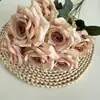 9 Flores de Rosa com Diamante Adereços de Fotografia Decoração de Vestido para Casa Decoração Decoração Decoração de Paisagem de Casamento