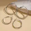 Brincos Circulares Geométricos em Forma de Cruz, Estilo Minimalista Europeu e Americano, com um Toque de Luxo de Nicho, Brincos Simples e Versáteis