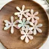 Ácido acético gradiente pétalo flor cóncava diy traje antiguo antiguo kit de flores de tres capas accesorios accesorios para el cabello hechos a mano material