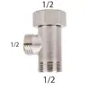 Comércio Exterior Transfronteiriço 1/2 7/8 15/16 Tee para Vaso Sanitário Bidê Americano em T Atacado
