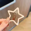 Presilha de Cabelo Bb Clip Gradiente Espinha de Peixe Cor de Café Estilo Coreano, Presilha Fresca para Franja Lateral, Grampo Simples para Nuca, Acessório de Cabelo Feminino