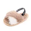 Pantuflas de Felpa para Bebé de Verano para Niña, Pantuflas de Felpa de Moda Casual para Bebé, Zapatos Suaves para Interior para Niños Pequeños 2702