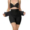 Roupa Íntima Modeladora Cruzada Nova com Botão de Dupla Pressão Cintura Alta Levanta Bumbum Controle de Barriga Respirável Fina Calcinha Modeladora