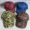Gorra de Béisbol Estampado de Leopardo para Mujer 2026 Nuevo Estilo Chica Popular Estilo Dulce Fresco Para Adelgazar la Cara Visera Curva Snapback Sombrero de Exterior para Protección Solar