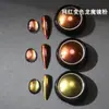 Luz de bola de dragón de cambio de color óptico de alta saturación transfronteriza, color cambiante de resaltador de brillo, polvo de espejo mágico de dragón que cambia de color, accesorios de arte de uñas con purpurina polarizada
