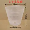 Vasos nutritivos para orquídeas Phalaenopsis de jardinagem, orquídea Dendrobium, vasos para mudas de suculentas, potes transparentes para mudas, vasos de plástico brancos para flores