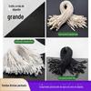 Em estoque algodão tecido corda bala pendurado grão um fio corda de algodão pendurado corda roupa tag corda universal corda de algodão