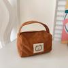 2024 Nuevo Estilo Japonés Moderno Sencillo Bolso Cuadrado Pequeño Bolso de Cosméticos Casual Diseño de Nicho Moderno Distintivo Portátil Bolso para Mujer