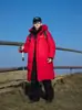 Abrigo de Algodón Unisex con Capucha de Longitud Media por Encima de la Rodilla, Estilo Nuevo Invierno 2026, Holgado y Engrosado para Calidez, Chaqueta de Pareja