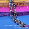 6mm 8mm Pedra Natural Cristal Ágata Canto Chanfrado Quadrado DIY Pulseira Colar Acessórios de Joias Produtos Semi-Acabados Atacado