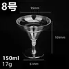Vaso Desechable de Onza con Pie Alto Plástico Copa para Fiesta de Cóctel Copa de Champaña de Pie de Un Solo Uso Copa para Licor de Pie Alto Copa de Vino