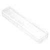 Caja para Brochas de Maquillaje Plástico Multifuncional Almacenamiento Portátil a Prueba de Polvo Estuche con Tapa Brocha para Sombra de Ojos Brocha para Cejas Caja Ajustable Viaje