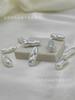 Tiangu imitación Mabei perla barroca barra de plata de agua salada irregular 9*20 Accesorios para abalorios DIY