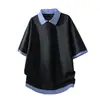 Ht2026 Camiseta de Manga Corta para Hombre Verano Nueva Delgado Superior Marca de Moda para Hombre Camiseta Polo (Estiramiento en Cuatro Direcciones)