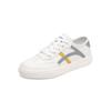 Zapatos Blancos Zhr para Mujer Verano 2025 Nuevos Malla Transpirable Una Pierna Suaves Planos Casuales Suela Versátil Entrenamiento Moral Zapatos para Mujer