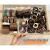 Set de regalo de accesorios para el cabello para niños, ligas para el cabello de bebé, pinzas laterales para niñas, accesorios para el cabello, cuerdas para el cabello de princesa para niñas