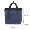 Bolsa para Lonchera Estudiante de Tela Oxford Impermeable Transfronteriza Bolso de Mano para Trabajador de Oficina Bolsa Aislante para Exteriores Bolsa para Lonchera que Mantiene la Frescura