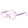 Armazones de Lentes Infantiles Bi-Color para Niños, Aptos para Lentes de Graduación, Armazones de Lentes Suaves para Niños y Niñas, Armazones Cuadrados Transparentes de TR90 al por Mayor