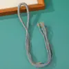 Sino de Vento com Casca de Fruta Corda com Argola para Puxar Corda Trançada Feita à Mão Pingente para Bolsa DIY Acessórios de Joia DIY Corda Semi-Acabada Trançada