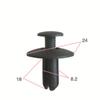 YT0115 fábrica de fivelas plásticas para carro fornecimento universal cobertura grande parafuso longo fivela de para-choque Rebite plástico para carro