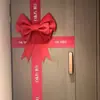 Lazo Rojo Extra Grande Decoración de Inauguración de Casa Arreglo para Puerta de Entrada Ceremonia de Mudanza a Casa Nueva Accesorios para Navidad Cumpleaños