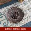 Linha direta de fábrica incenso liga de zinco lótus incenso metal antigo criativo incensário caixa de incenso vertical ornamentos