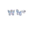 Tachuelas Populares para Cartílago de la Oreja de Xiaohongshu, Accesorios Versátiles de Estilo Femenino, Pendientes Nuevos Exquisitos y Lujosos con Incrustaciones de Diamante para Hombres