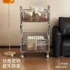 Carrito de cesta de lavandería sucia al por mayor transfronterizo, cesta de lavandería de gran capacidad para el hogar, cesta de almacenamiento, estante de almacenamiento de snacks de pie al por mayor