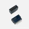 Conector hembra de bus WingTAT Greenbow de 2,54 mm sin oreja ED14BGFBK, conector directo con dedo dorado de 14 pines
