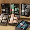 Juego de Regalo de Termo de Negocios de Alta Gama, Una Taza, Tres Tapas, Taza de Té de Acero Inoxidable 304, Taza de Regalo para Compras en Grupo