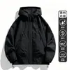 Chaqueta funcional para exteriores, unisex, corte holgado, estilo workwear, impermeable, cortavientos, transpirable, adecuada para senderismo, montañismo y uso casual, colección primavera/otoño