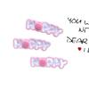 Lindo dulce brillante de dibujos animados de conejo con lazo para pastel, accesorios de resina, materiales hechos a mano para DIY, venta al por mayor