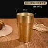 Taza de agua de acero inoxidable 304, vaso de cerveza de gran capacidad estilo coreano, taza de té de doble capa anti-quemaduras para restaurante, taza de café, taza de jugo