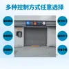 Puerta enrollable inteligente de apertura rápida resistente al viento específica para garaje, directa de fábrica, con placa de matrícula antirrobo y diseño de aleación de aluminio