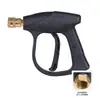 Pistola de Água para Lavagem de Carros de Alta Pressão Curta Máquina de Limpeza de Conexão Rápida Pistola de Alumínio Conjunto de Bicos de Pistola de Lavagem de Carros Multifuncional Doméstico em Estoque