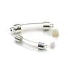 Tubo de Vidro Curvo Transparente Pingente Frasco de Tubo de Vidro Pulseira Colar DIY Pode Conter Tubo Pingente Talismã de Escritura de Cinábrio