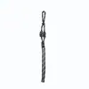 25cm Corda Criativa Trançada à Mão Poliéster Miu Alça Mochila Bolsa Escolar Pingente Chaveiro Lanyard para Celular