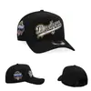 Novo Boné de Baseball Bordado da MLB para Homens e Mulheres, Chapéu de Sol Hip-Hop, Boné com Aba Fashionável e Versátil para Proteção Solar