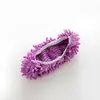 Venta al por mayor del fabricante Limpieza de pisos Desmontables y lavables Zapatillas Mopa Chenilla Perezosas Zapatillas Mopa Cubierta para Mopa